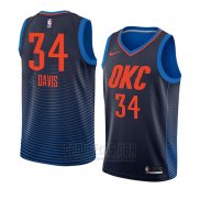 Camiseta Oklahoma City Thunder Tyler Davis #34 Statement 2018 Azul