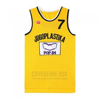 Camiseta Pelicula Jugoplastika Kukoc Amarillo