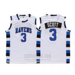 Camiseta Pelicula Tree Hill Nathan Scott #3 Blanco