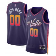 Camiseta Phoenix Suns Personalizada Ciudad 2023-24 Violeta