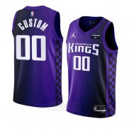 Camiseta Sacramento Kings Personalizada Statement 2023-24 Violeta