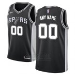Camiseta San Antonio Spurs Icon 2017-18 Nike Personalizada Negro