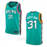 Camiseta San Antonio Spurs Keita Bates-Diop #31 Ciudad 2022-23 Verde