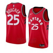 Camiseta Toronto Raptors Chris Boucher #25 Icon 2018 Rojo