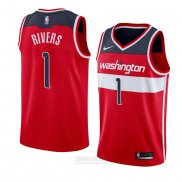 Camiseta Washington Wizards Austin Rivers #1 Icon 2018 Rojo