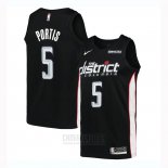 Camiseta Washington Wizards Bobby Portis #5 Ciudad 2018-19 Negro