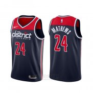 Camiseta Washington Wizards Garrison Mathews #24 Statement 2019-20 Azul