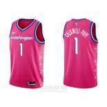 Camiseta Washington Wizards Kentavious Caldwell-Pope #1 Ciudad 2022-23 Rosa