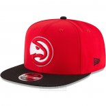 Gorra Atlanta Hawks 9FIFTY Negro Rojo