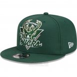 Gorra Milwaukee Bucks Tip Off 9FIFTY Snapback Verde