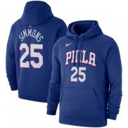 Sudaderas con Capucha Ben Simmons Philadelphia 76ers Azul