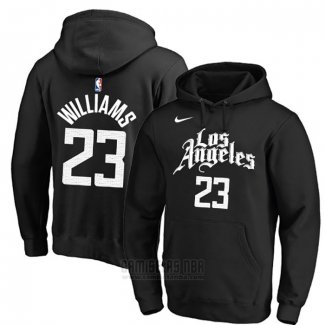 Sudaderas con Capucha Lou Williams Los Angeles Clippers Negro 2019-20 Ciudad