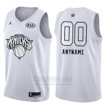 Camiseta All Star 2018 New York Knicks Nike Personalizada Blanco