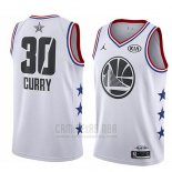 Camiseta All Star 2019 Golden State Warriors Stephen Curry #30 Blanco