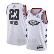 Camiseta All Star 2019 New Orleans Pelicans Anthony Davis #23 Blanco