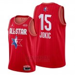 Camiseta All Star 2020 Denver Nuggets Nikola Jokic #15 Rojo
