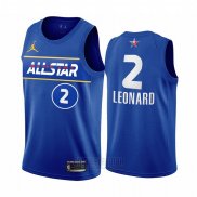 Camiseta All Star 2021 Los Angeles Clippers Kawhi Leonard #2 Azul