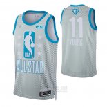 Camiseta All Star 2022 Atlanta Hawks Trae Young #11 Gris