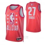 Camiseta All Star 2022 Utah Jazz Rudy Gobert #27 Granate