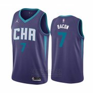 Camiseta Charlotte Hornets Dwayne Bacon #7 Statement Violeta
