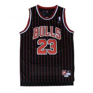 Camiseta Chicago Bulls Michael Jordan #23 Retro 1995-96 Negro