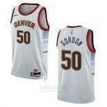 Camiseta Denver Nuggets Aaron Gordon #50 Ciudad 2022-23 Blanco