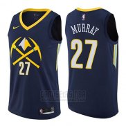 Camiseta Denver Nuggets Jamal Murray #27 Ciudad #27 2017-18 Azul