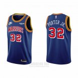 Camiseta Golden State Warriors Otto Porter Jr. #32 75th Anniversary Azul