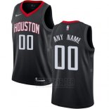 Camiseta Houston Rockets Nike Personalizada 17-18 Negro