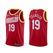 Camiseta Houston Rockets Tyson Chandler #19 Classic Rojo