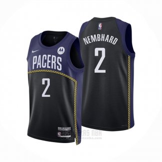 Camiseta Indiana Pacers Andrew Nembhard #2 Ciudad 2022-23 Azul