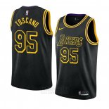 Camiseta Los Angeles Lakers Juan Toscano-Anderson #95 Mamba 2021-22 Negro