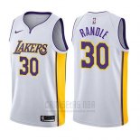 Camiseta Los Angeles Lakers Julius Randle #30 Association 2017-18 Blanco