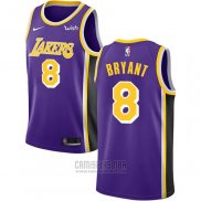 Camiseta Los Angeles Lakers Kobe Bryant #8 Statement Violeta