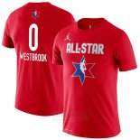 Camiseta Manga Corta All Star 2020 Houston Rockets Russell Westbrook Rojo