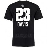Camiseta Manga Corta Anthony Davis All Star 2019 New Orleans Pelicans Negro