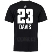 Camiseta Manga Corta Anthony Davis All Star 2019 New Orleans Pelicans Negro