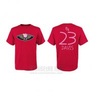 Camiseta Manga Corta Anthony Davis New Orleans Pelicans Rojo Peppa Pig Cruzado