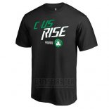 Camiseta Manga Corta Boston Celtics Negro 2018 NBA Playoffs Slogan