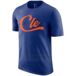 Camiseta Manga Corta Cleveland Cavaliers Azul Ciudad