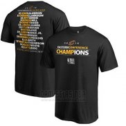 Camiseta Manga Corta Cleveland Cavaliers Negro 2018 Eastern Conference Champions