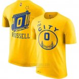 Camiseta Manga Corta D'Angelo Russel Golden State Warriors Amarillo The City