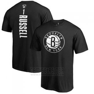 Camiseta Manga Corta D'angelo Russell Brooklyn Nets Negro1