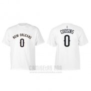 Camiseta Manga Corta Demarcus Cousins New Orleans Pelicans Blanco