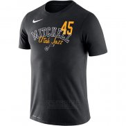 Camiseta Manga Corta Donovan Mitchell Utah Jazz Negro Player Performance