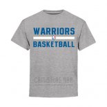 Camiseta Manga Corta Golden State Warriors Gris2