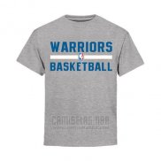 Camiseta Manga Corta Golden State Warriors Gris2