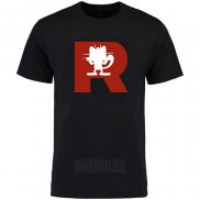 Camiseta Manga Corta Houston Rockets Cruzado Pokemon Negro