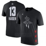 Camiseta Manga Corta James Harden All Star 2019 Houston Rockets Negro