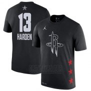 Camiseta Manga Corta James Harden All Star 2019 Houston Rockets Negro